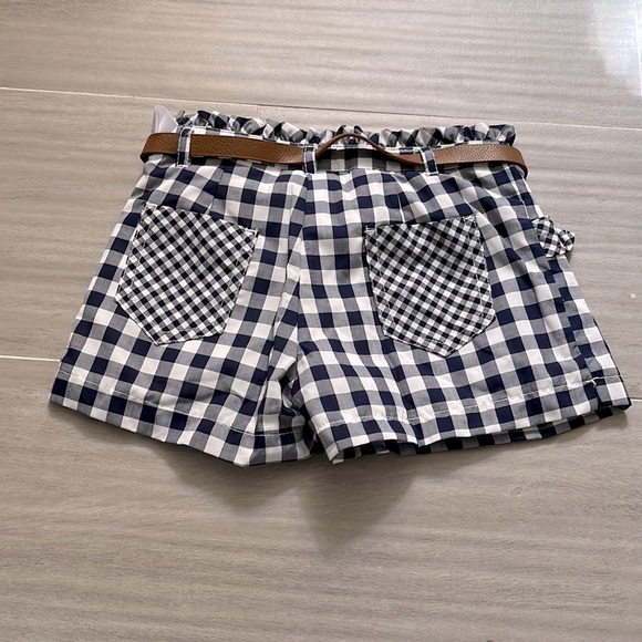 Gorgeous navy and white gingham shorts! - Picture 4 of 4